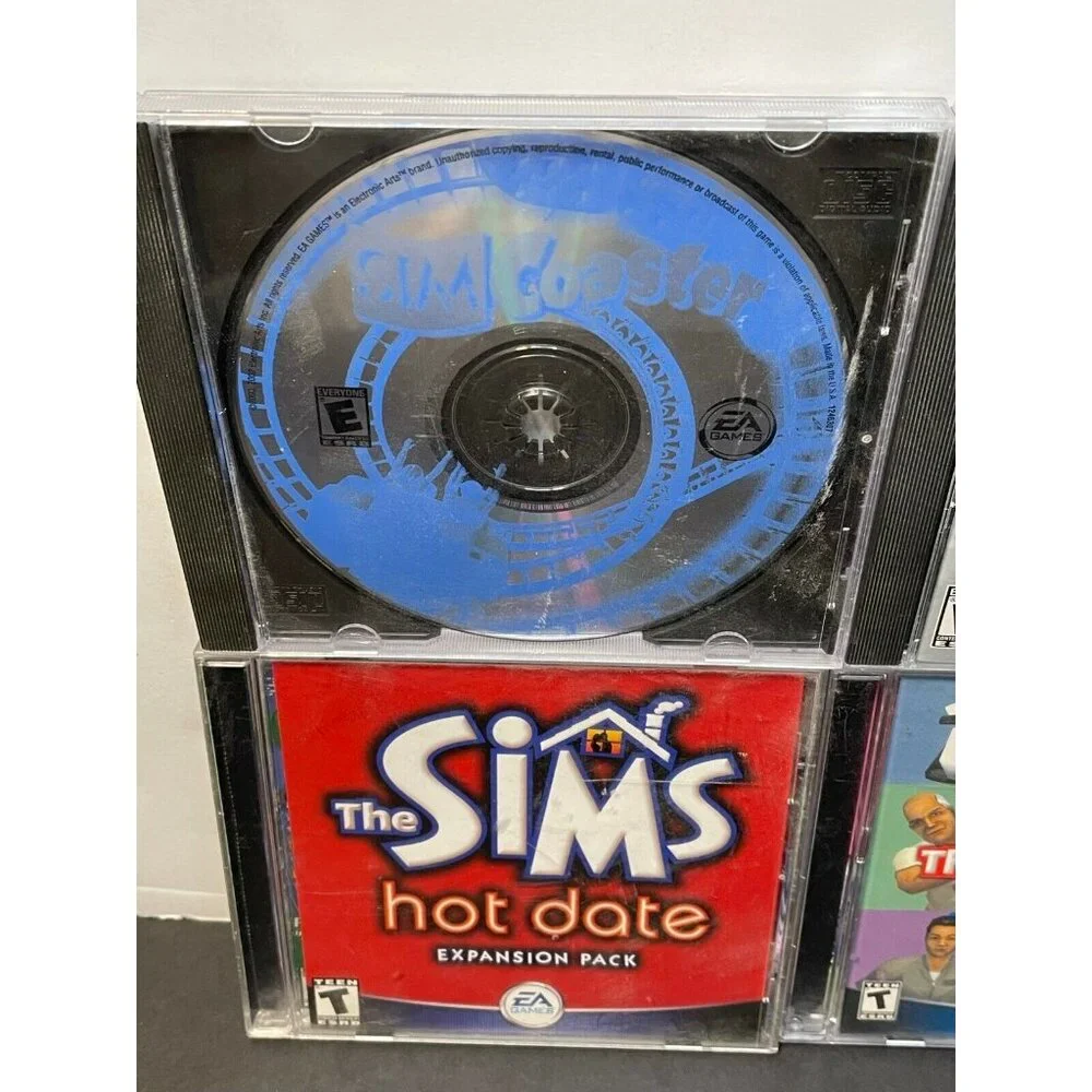 The Sims PC CD Rom video game Hot Date Coaster 3000 Windows 95/98 EA Sports